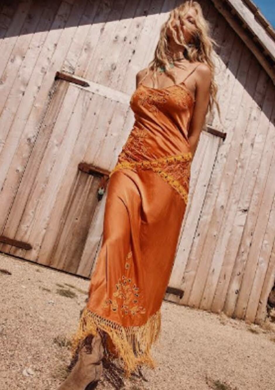 BNWT Chasing Unicorns Still of the Night Silk Maxi Dress Size S